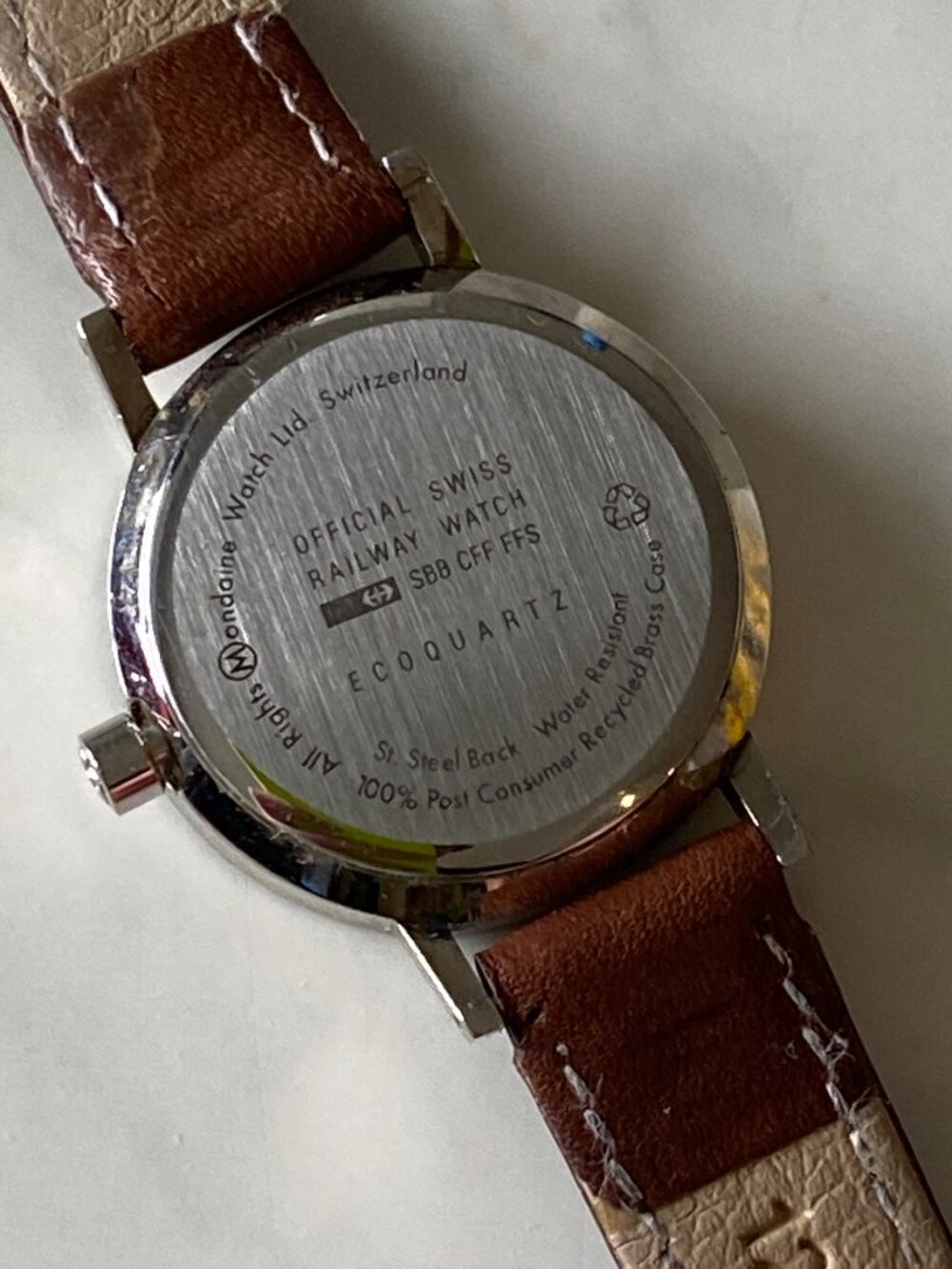 Mondaine official swiss railway watch ecoquartz preowned - Picture 3 of 9